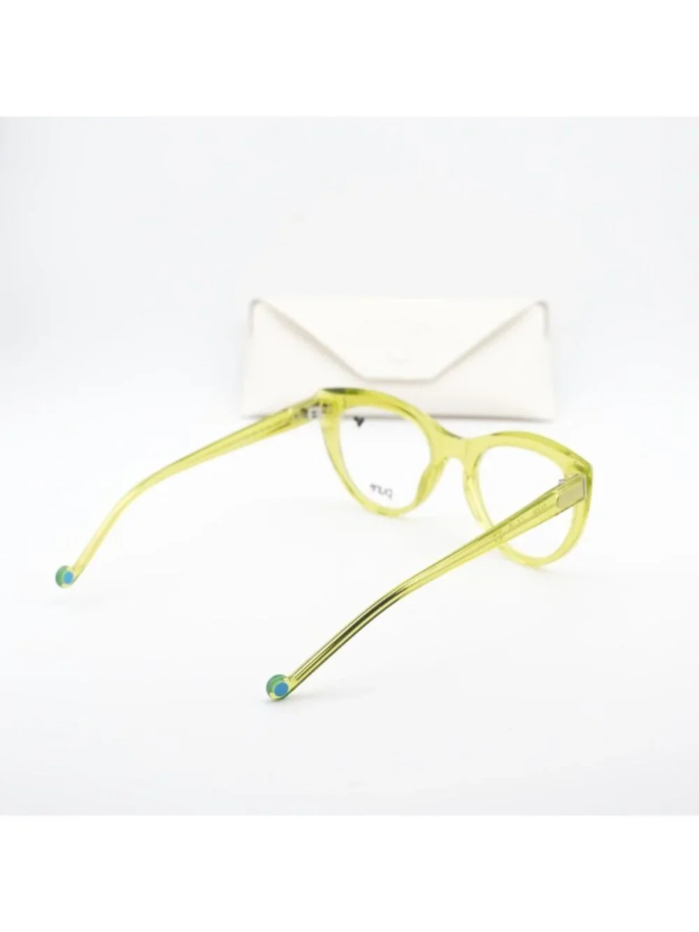 Pure P-7009 N 324 Cat Eye Eyeglasses 52mm – Lime